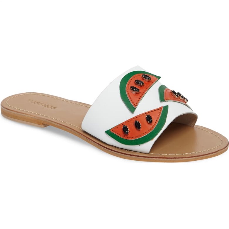Topshop | Happy Fruity Slide Sandal